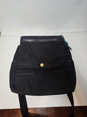 Coach Black Nylon Messenger Diaper Bag F10883